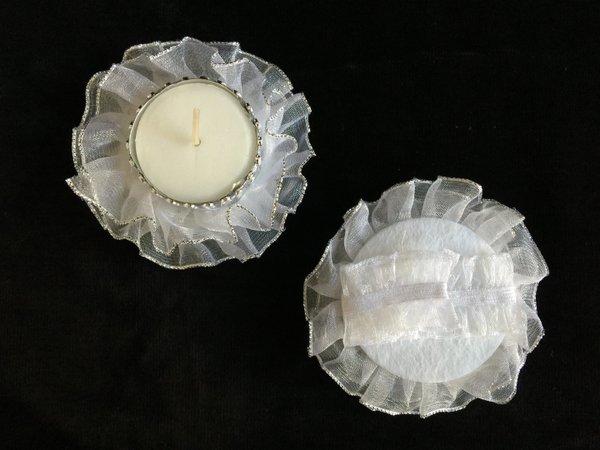 Henna Kerzen "Weiß" 12´er Set